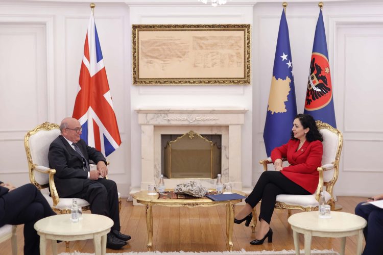 Osmani pret sot në takim zyrtar Stuart Peach