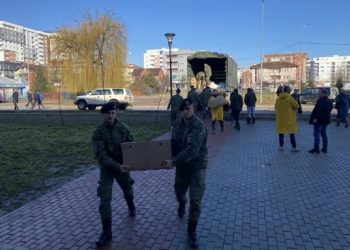 FSK u del në mbështetje qytetarëve në zonat e përmbytura në Skenderaj e Mitrovicë