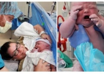 Lind një foshnjë “gjigande”me peshë 7.3 kg