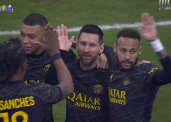 PSG kalon në epërsi me të filluar ndeshja, Lionel Messi shënon kundër Ronaldos së “All Stars Arabia”