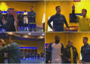 CR7 takon shokët e skuadrës dhe trajnerin Rudi Garcia: Pritet ngrohtësisht në dhomat e zhveshjes, kapiteni djersitet kur i uron mirëseardhje