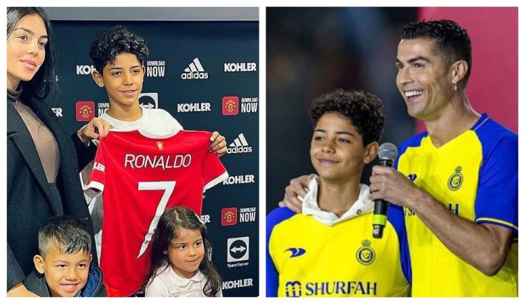 Djali i Ronaldos stërvitet në një akademi elitare, Cristiano Jr luan me djem që janë më të vjetër se ai