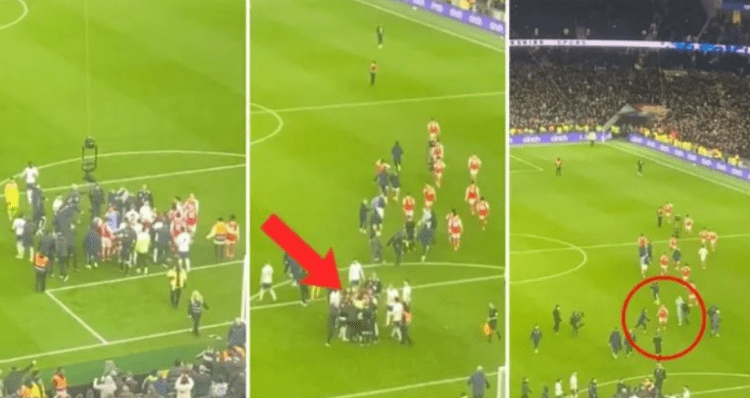 Pse Granit Xhaka u rikthye në përballjen mes lojtarëve të Arsenalit dhe Tottenhamit (video)