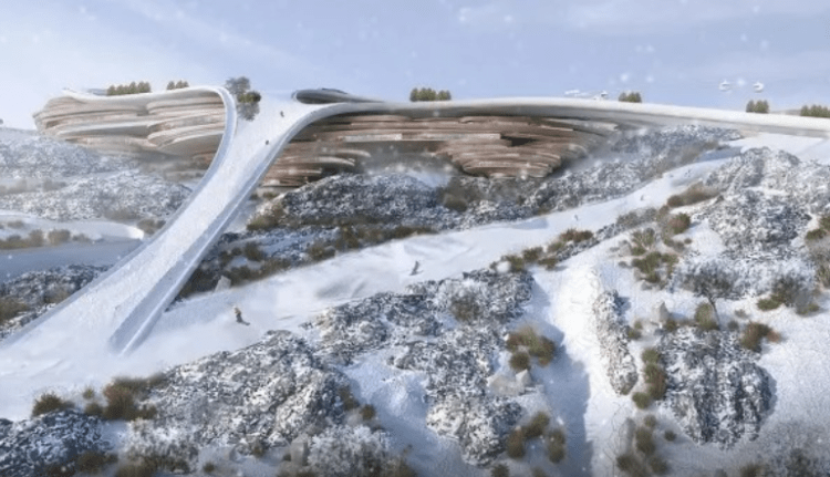 Resort skijimi në shkretëtirë – brenda projektit që është pjesë e ‘megaqytetit’ prej 500 miliardë dollarësh (video) në Arabinë Saudite