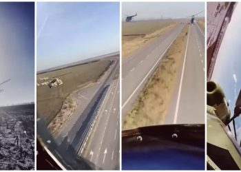 Helikopterët ukrainas godasin pozicionet e ushtrisë ruse, publikohen pamjet nga kabinat e fluturakeve