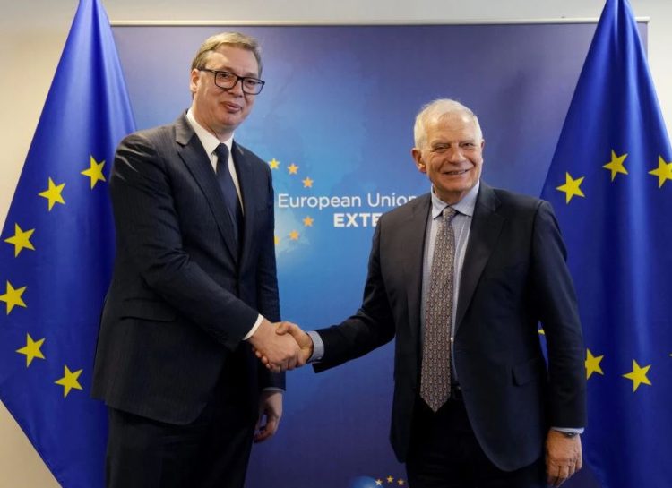 Kurti përfundon takimin me Borrell dhe Lajçak, zyrtarët evropianë takojnë tani Vuçiq-in