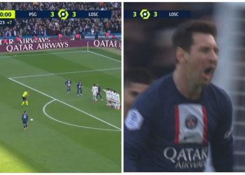 Messi ka 61 gola nga gjuajtjet e lira: 2 për PSG, 50 për Barçën dhe 9 për Argjentinën