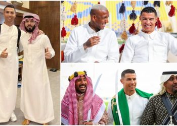 Cristiano Ronaldo vesh kostumet tradicionale të Arabisë Saudite dhe feston me skuadrën