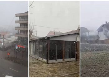 Erëra të forta, pamje nga disa qytete