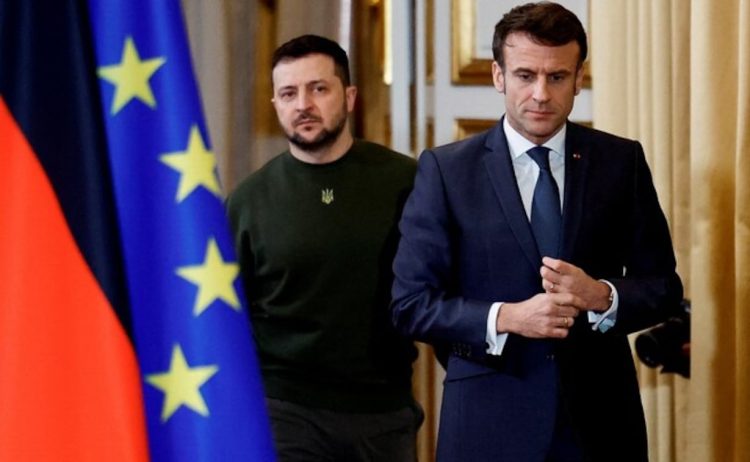 Synimi i NATO-s për të dërguar armë në Ukrainë, Zelensky bisedë telefonike me Macron