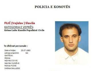 Policia e Kosovës shpall në kërkim serbin për krime lufte