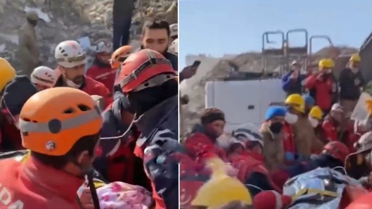 Mrekullitë vazhdojnë, edhe një grua nxirret nga rrënojat pas 222 orësh(VIDEO)