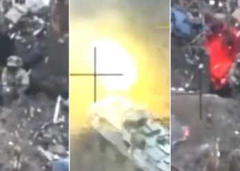 Ushtari më trim i Ukrainës, lufton i vetëm ballë për ballë me tankun rus duke shmangur shpërthimet e njëpasnjëshme