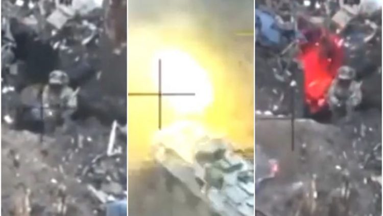 Ushtari më trim i Ukrainës, lufton i vetëm ballë për ballë me tankun rus duke shmangur shpërthimet e njëpasnjëshme