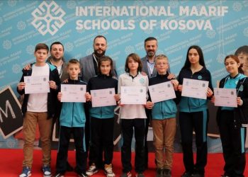 Nxënsit e shkollës “Maarif” me katër medalje të fituara në Olimpiadën Ndërkombëtare STEM
