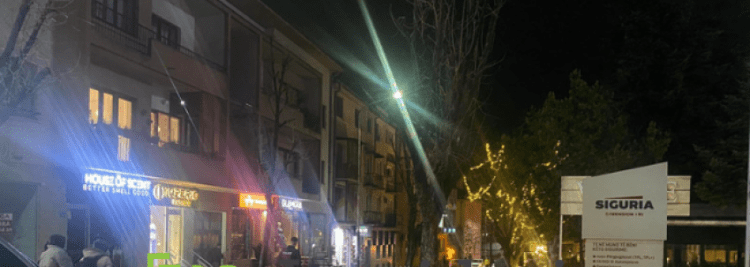 Plagosje te “Restaurant Pishat” në Prishtinë- Pamje nga vendi i ngjarjes