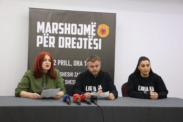 “Liria ka emër” organizon marsh në mbështetje të ish-krerëve të UÇK-së