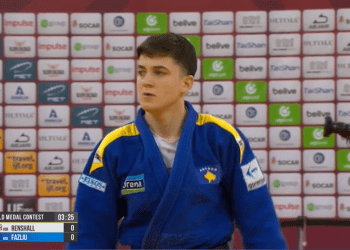 Fazliu fiton medaljen e argjendtë në Gjeorgji