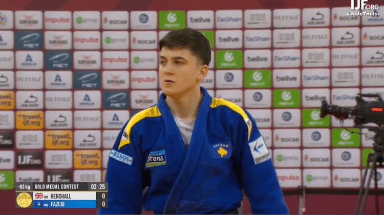 Fazliu fiton medaljen e argjendtë në Gjeorgji