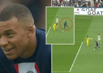 Kylian Mbappe ka shënuar një nga golat më të çuditshëm që keni parë ndonjëherë