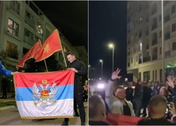 Fitorja e Jakov Milatoviq në Mal të Zi, dikush festoi edhe duke ngritur tre gishta dhe duke i kënduar Kosovës