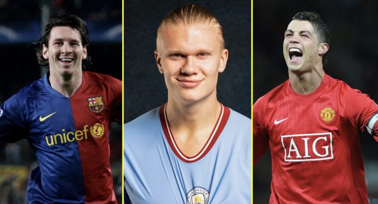 Guardiola krahasoi Haaland, Messi dhe Ronaldo