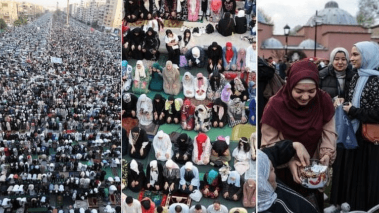 Shumë vende nuk e festojnë deri nesër Bajramin – si u prit sot në disa shtete të botës (Foto)