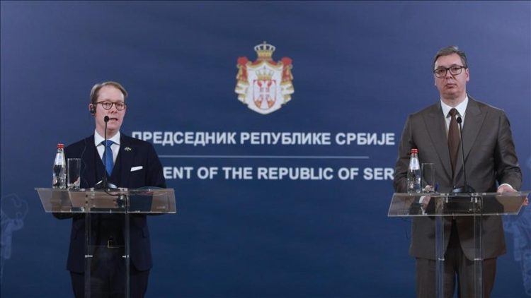 Ministri suedez në Beograd: Serbia të përshtatet me politikën e BE-së ndaj Rusisë