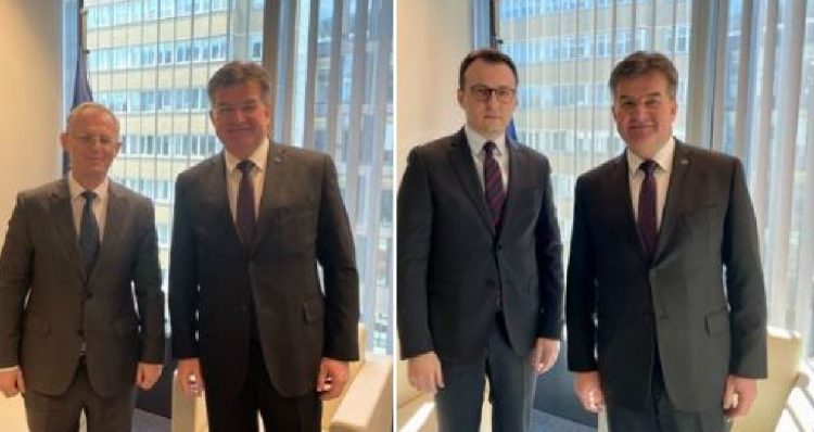Bislimi dhe Petkoviq në Bruksel, Lajçak deklarohet pak para takimit të përbashkët