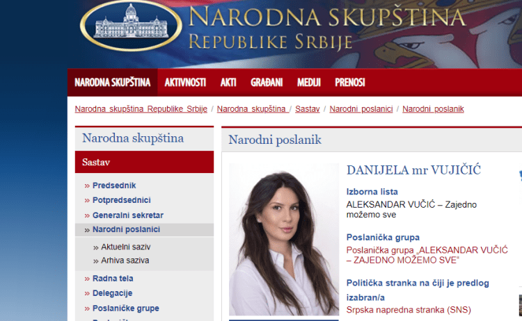 Deputetja e partisë së Vuçiqit pjesë e Ekipit menaxhues për Asociacionin, të cilën e kishte emëruar ish-ministri Rakiq