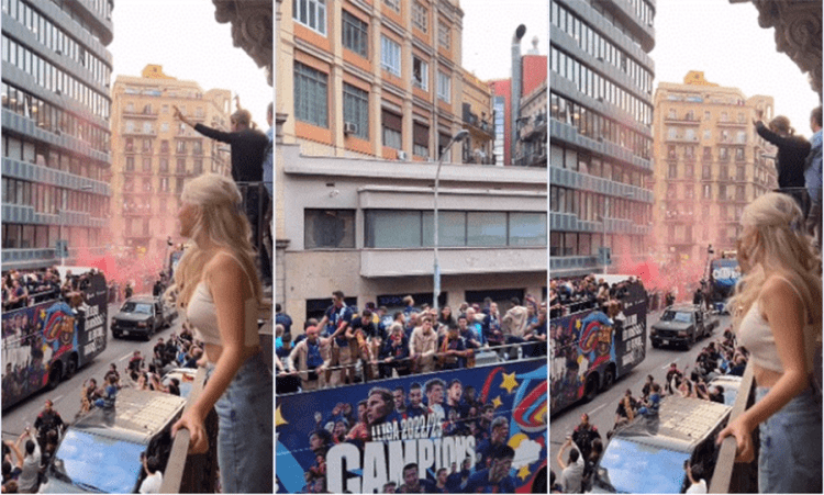 Barcelona fitoi titullin e 27 kampion, shikoni çfarë bën “tifozja e nxehtë” para lojtarëve katalanas (Video)