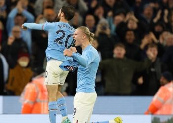 Haaland shënoi golin e 35 në Premier League dhe vendosi një rekord në ligë