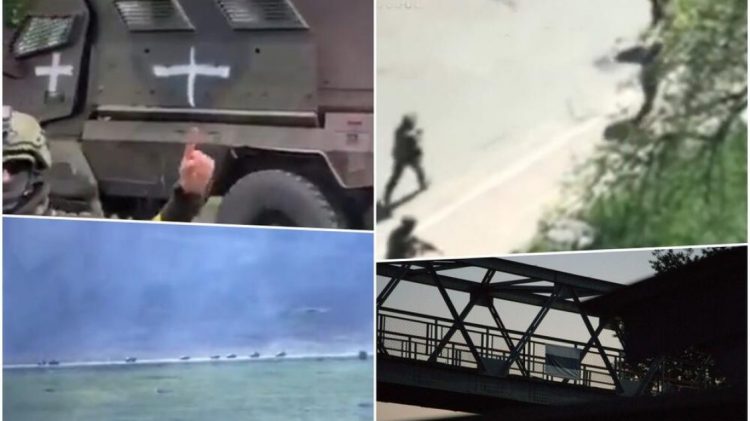 Korpusi i vullnetarëve rusë që luftojnë përkrah ukrainasve futen në rajonin e Belgorodit – pamje nga aksioni