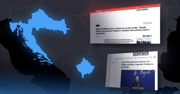 Vuçiqi me konspiracione, fajëson Zagrebin e Prishtinën si dhe një pjesë të Podgoricës e Sarajevës se po duan rrëzimin e tij
