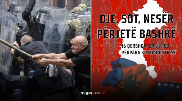 Tensionet në Kosovë/ “Nesër protestë te kryeministria, shqiptarët e Dardanisë nuk janë vetëm”