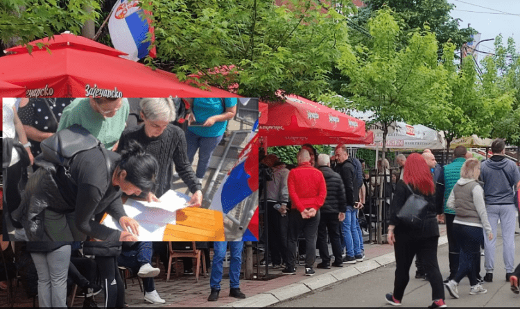 Protestuesit serbë në veri detyrohen të detyrohen të nënshkruhen në listat e evidencës