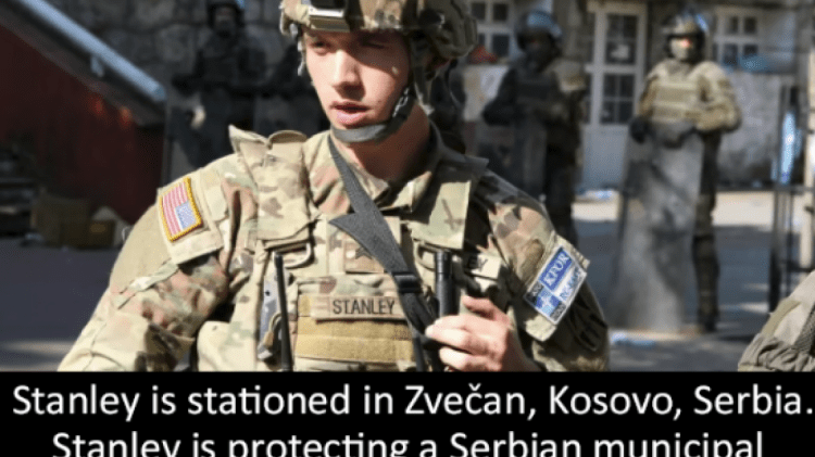 Serbët bëjnë fushatë kundër ushtarit amerikan që po qëndron në veri, bëjnë thirrje edhe për vrasjen e tij