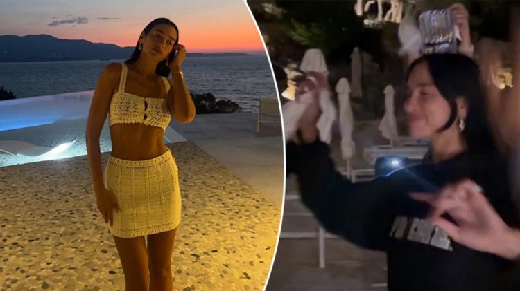 Dua Lipa publikon video duke kërcyer valle tradicionale me familjarët në Sarandë
