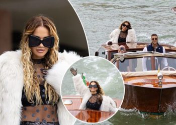 Rita Ora mahnit me dukjen në Festivalin e 80-të të Filmit në Venecia