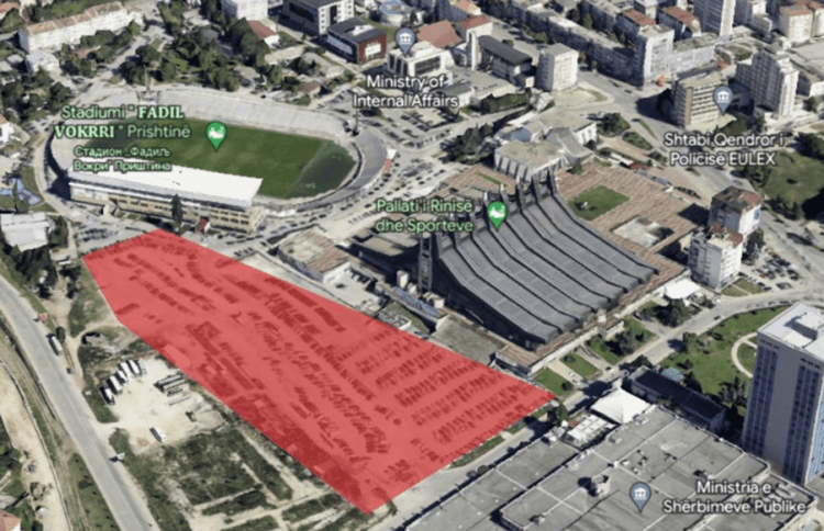 Mbyllet parkingu në rrugën “Dritan Hoxha” në Prishtinë për 10 ditët e ardhshme
