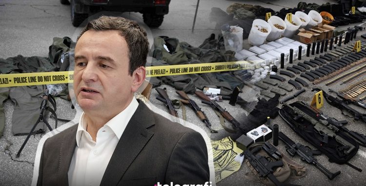 “M80 zolla, Zastava M93 BGA mitraloz, dronë” – Kurti jep detaje për përdorimin e armëve që u konfiskuan nga terroristët