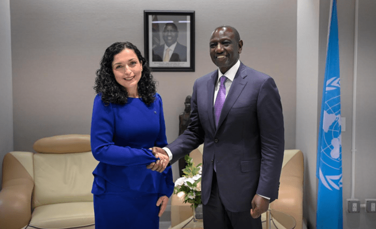 Osmani takoi presidentin e Kenias, William Ruto