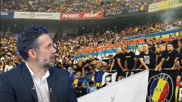 Mesazhet fash*ste në stadiumin rumun, reagon ministri Çeku: Kjo është një thirrje për gjenocid