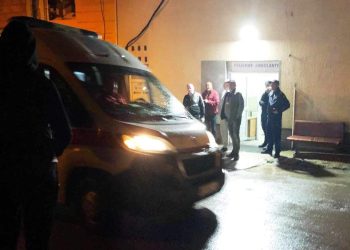 Pamje nga Spitali i Novi Pazarit ku shkuan për ndihmë dy kriminelët serbë të plagosur nga Policia