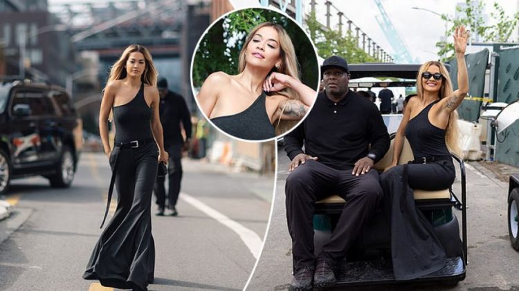 Rita Ora me çantë 20 mijë dollarëshe “Harmes” në sfilatën e Michael Kors në Javën e Modës në New York