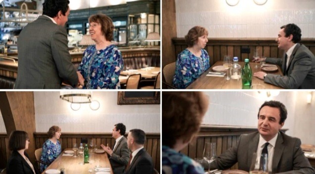 Kurti shtroi darkë për Ashton: Ndonëse në role tjera, po përballemi me shumë çështje të njëjta si para 10 vjetëve