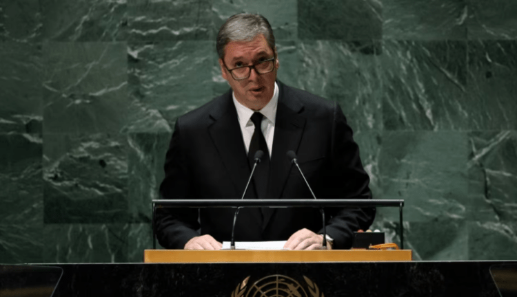 Vuçiqi në OKB e akuzon Perëndimin se shkeli ligjin ndërkombëtar për Kosovën