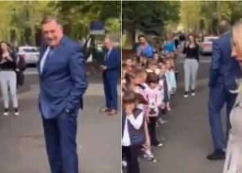 Dodik shkoi të vizitonte disa fëmijë, ata bërtitën “Ku je hajdut?” – ai tentoi të ‘zhdukte’ pamjet, por ishte vonë!