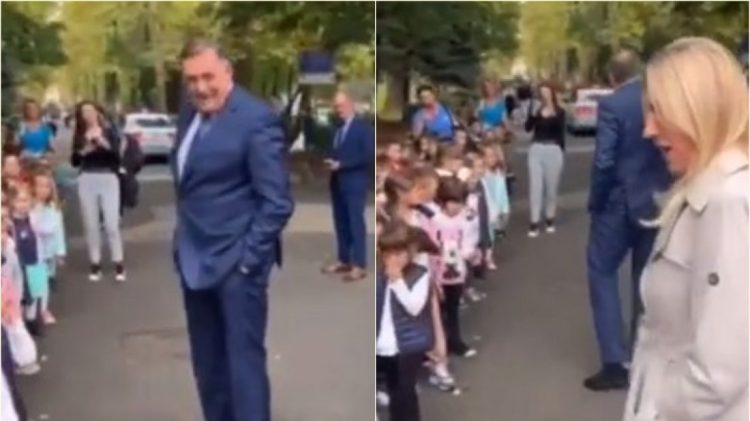 Dodik shkoi të vizitonte disa fëmijë, ata bërtitën “Ku je hajdut?” – ai tentoi të ‘zhdukte’ pamjet, por ishte vonë!