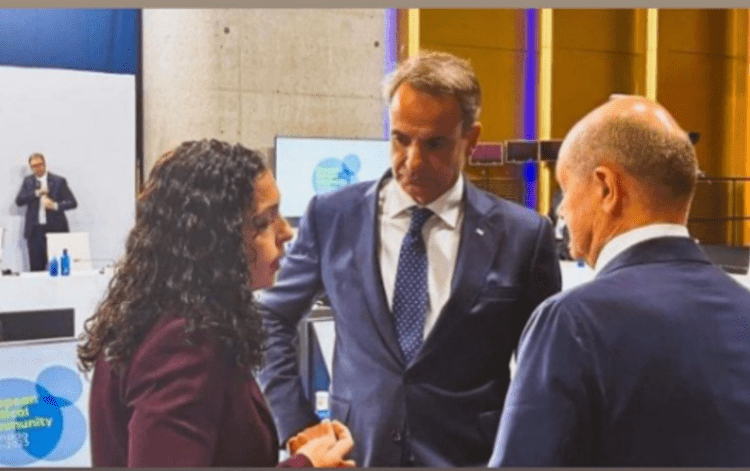 Presidentja Osmani në Spanjë takon kancelarin gjerman dhe kryeministrin grek